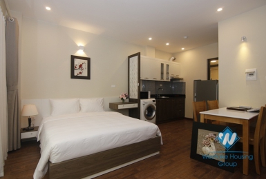 A modern designed apartment with balcony for rent in Doi Can, Ba Dinh